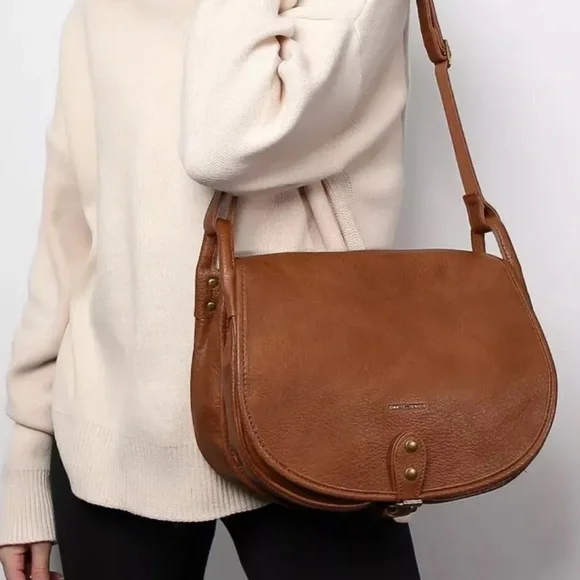 New large crossbody bag vintage effect - Picture 1 of 6